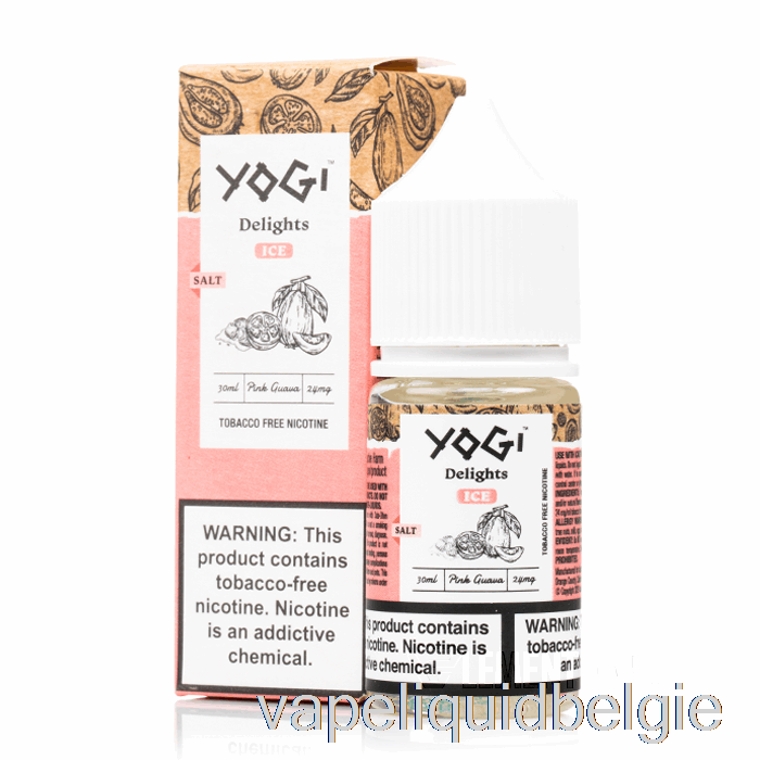 Vape België Roze Guave Ijszouten - Yogi Lekkernijen - 30ml 50mg